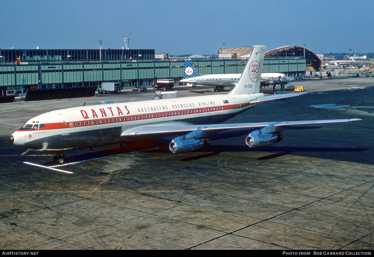 Aircraft Photo of VH-EBA | Boeing 707-138 | Qantas | AirHistory.net #720313