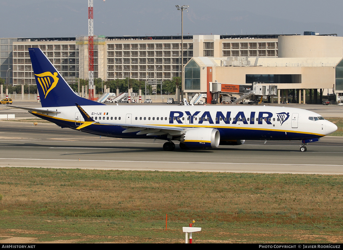 Aircraft Photo of EI-IJX | Boeing 737-8200 Max 200 | Ryanair | AirHistory.net #720320