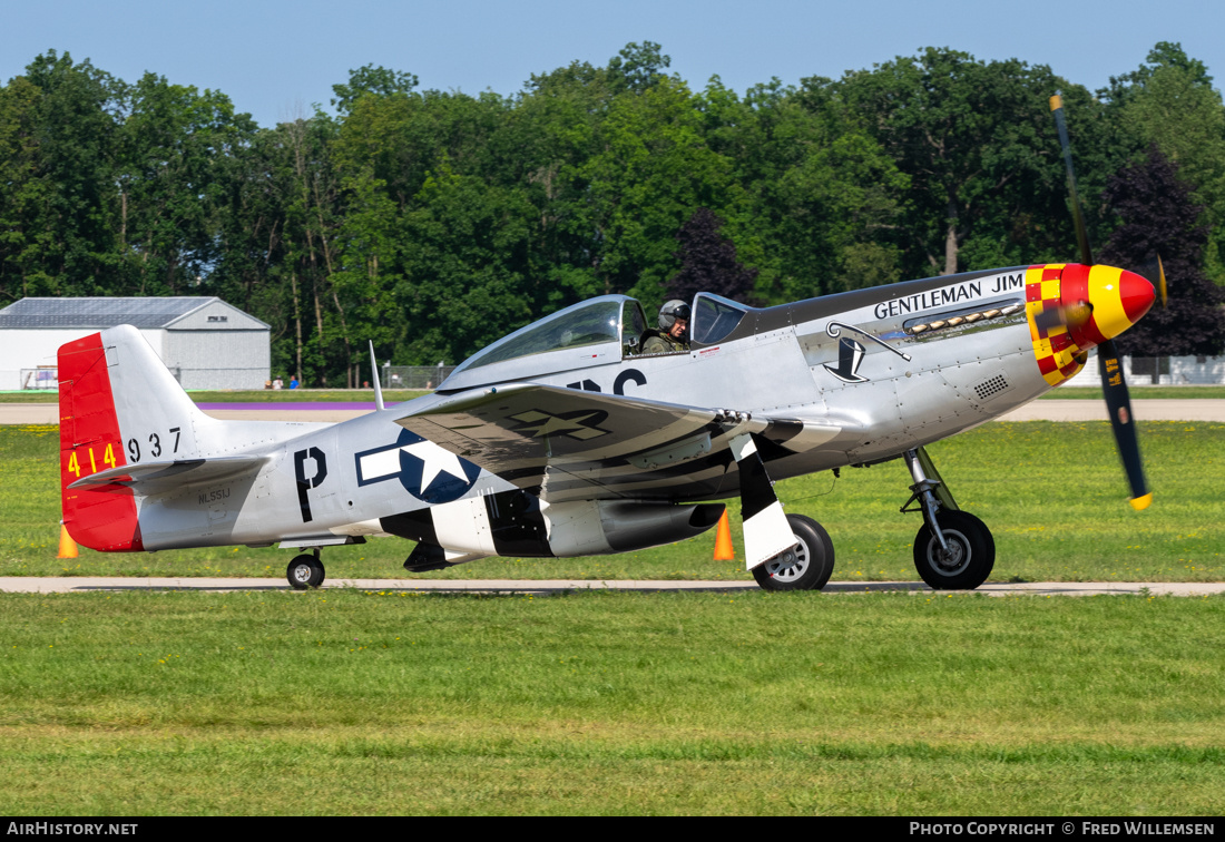 Aircraft Photo of N551J / NL551J / 414937 | North American P-51D Mustang | USA - Air Force | AirHistory.net #720328