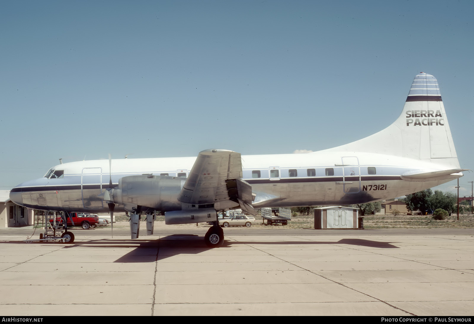 Aircraft Photo of N73121 | Convair 580 | Sierra Pacific Airlines | AirHistory.net #720343
