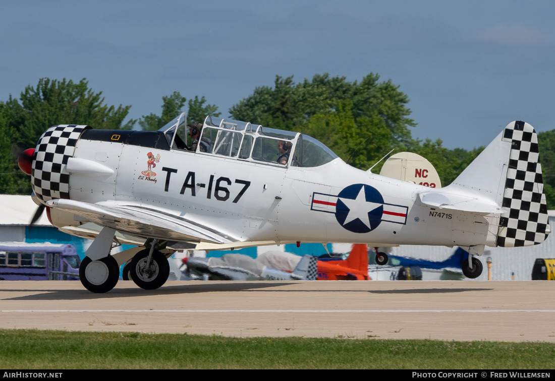 Aircraft Photo of N7471S | North American AT-6C Texan | USA - Air Force | AirHistory.net #720350