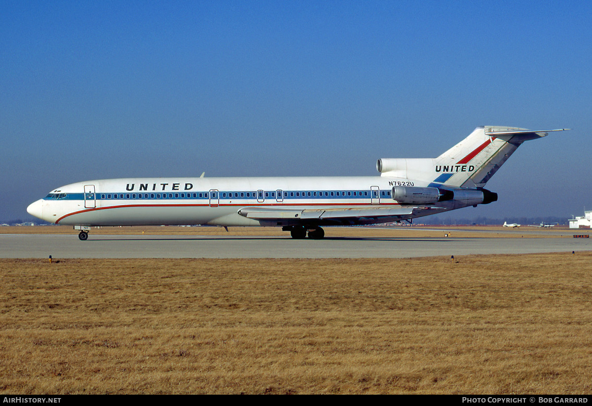 Aircraft Photo of N7622U | Boeing 727-222 | United Air Lines | AirHistory.net #720358