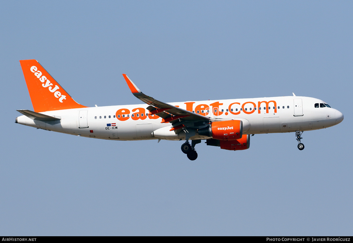 Aircraft Photo of OE-ICM | Airbus A320-214 | EasyJet | AirHistory.net #720363