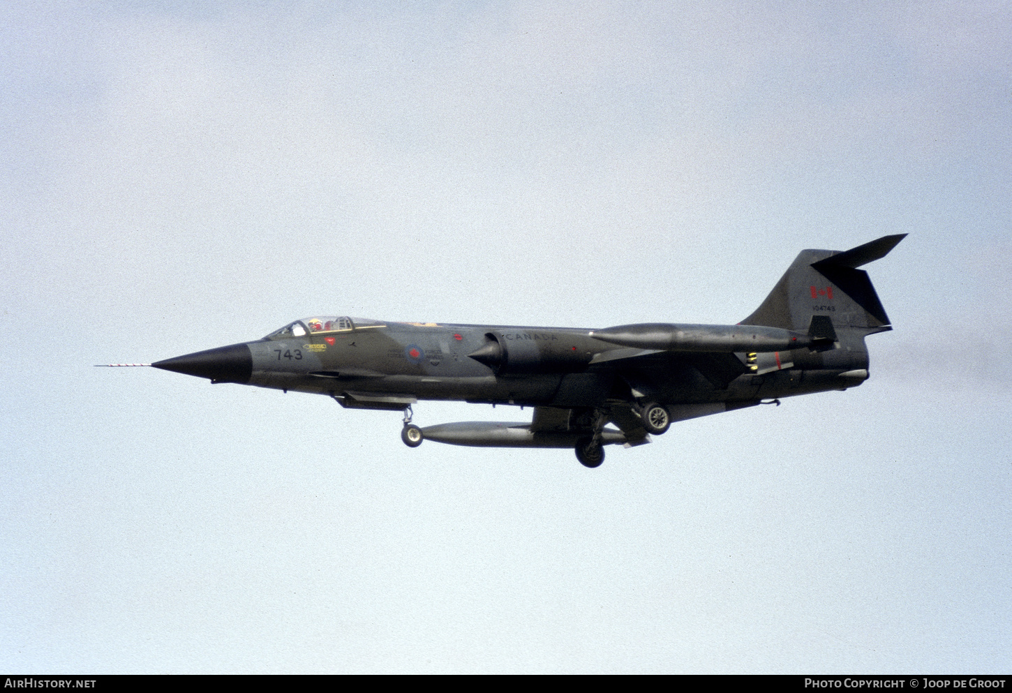 Aircraft Photo of 104743 | Canadair CF-104 Starfighter | Canada - Air Force | AirHistory.net #720421
