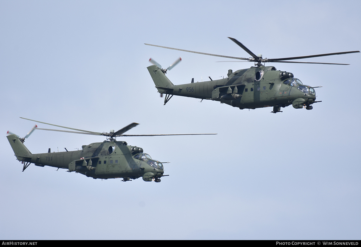 Aircraft Photo of 956 | Mil Mi-24W | Poland - Army | AirHistory.net #720437
