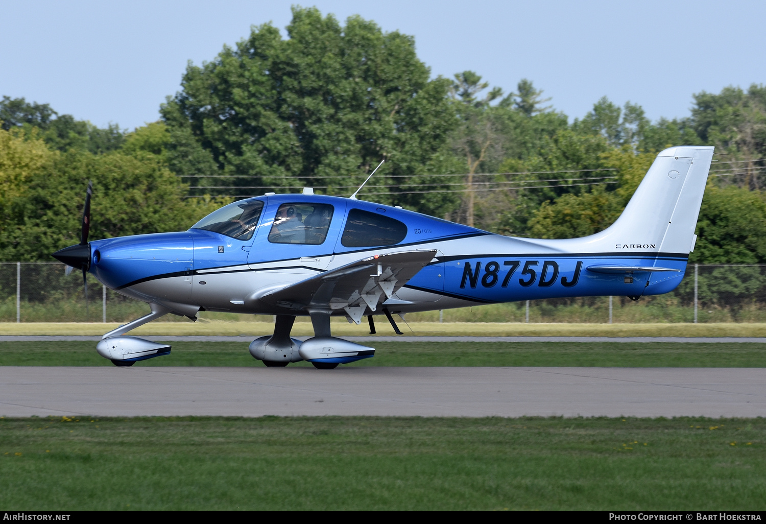 Aircraft Photo of N875DJ | Cirrus SR-20 G6-GTS Carbon | AirHistory.net #720447
