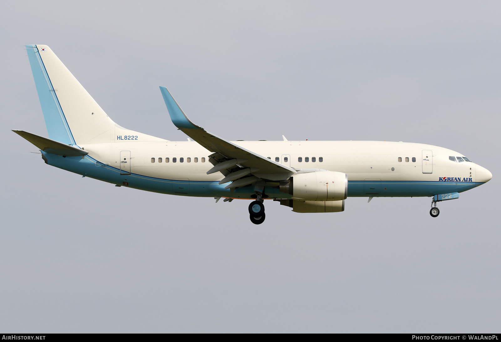 Aircraft Photo of HL8222 | Boeing 737-7B5 BBJ | Korean Air | AirHistory.net #720473