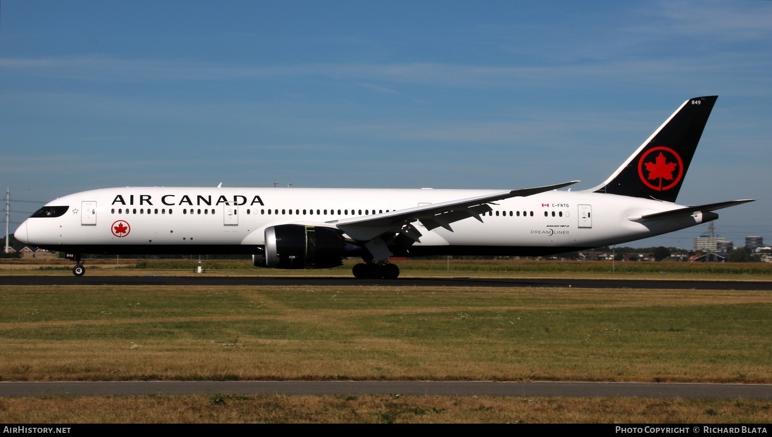 Aircraft Photo of C-FRTG | Boeing 787-9 Dreamliner | Air Canada | AirHistory.net #720488