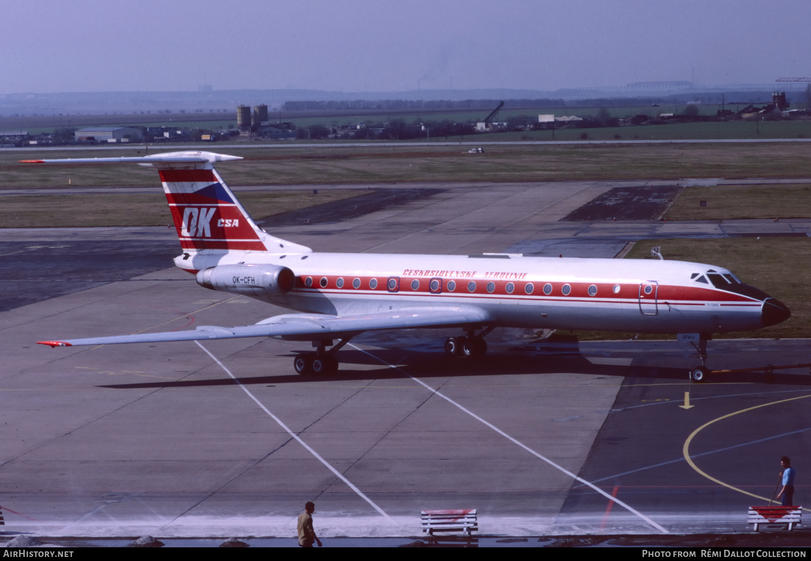 Aircraft Photo of OK-CFH | Tupolev Tu-134A | ČSA - Československé Aerolinie - Czechoslovak Airlines | AirHistory.net #720492