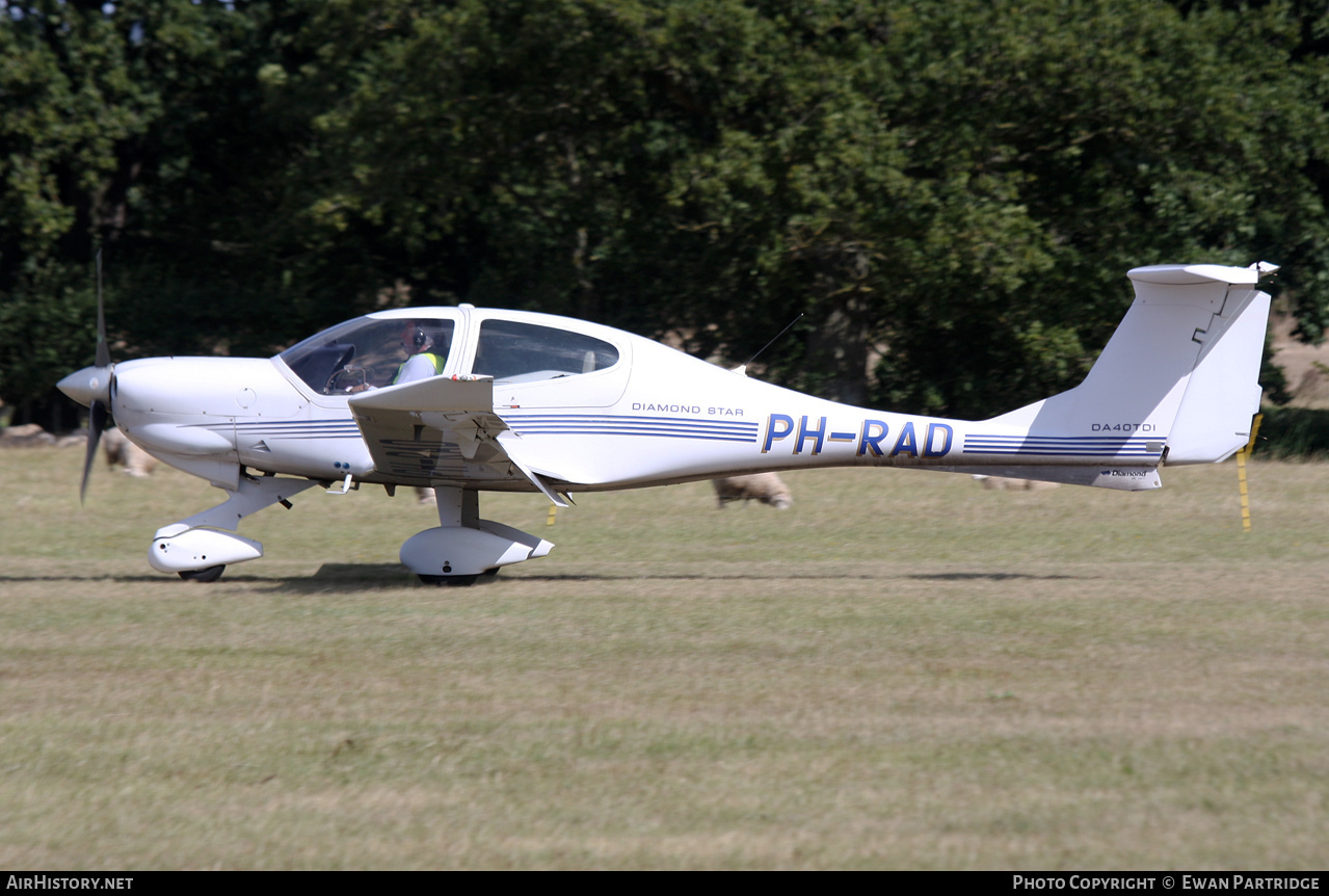 Aircraft Photo of PH-RAD | Diamond DA40D Diamond Star TDI | AirHistory.net #720508