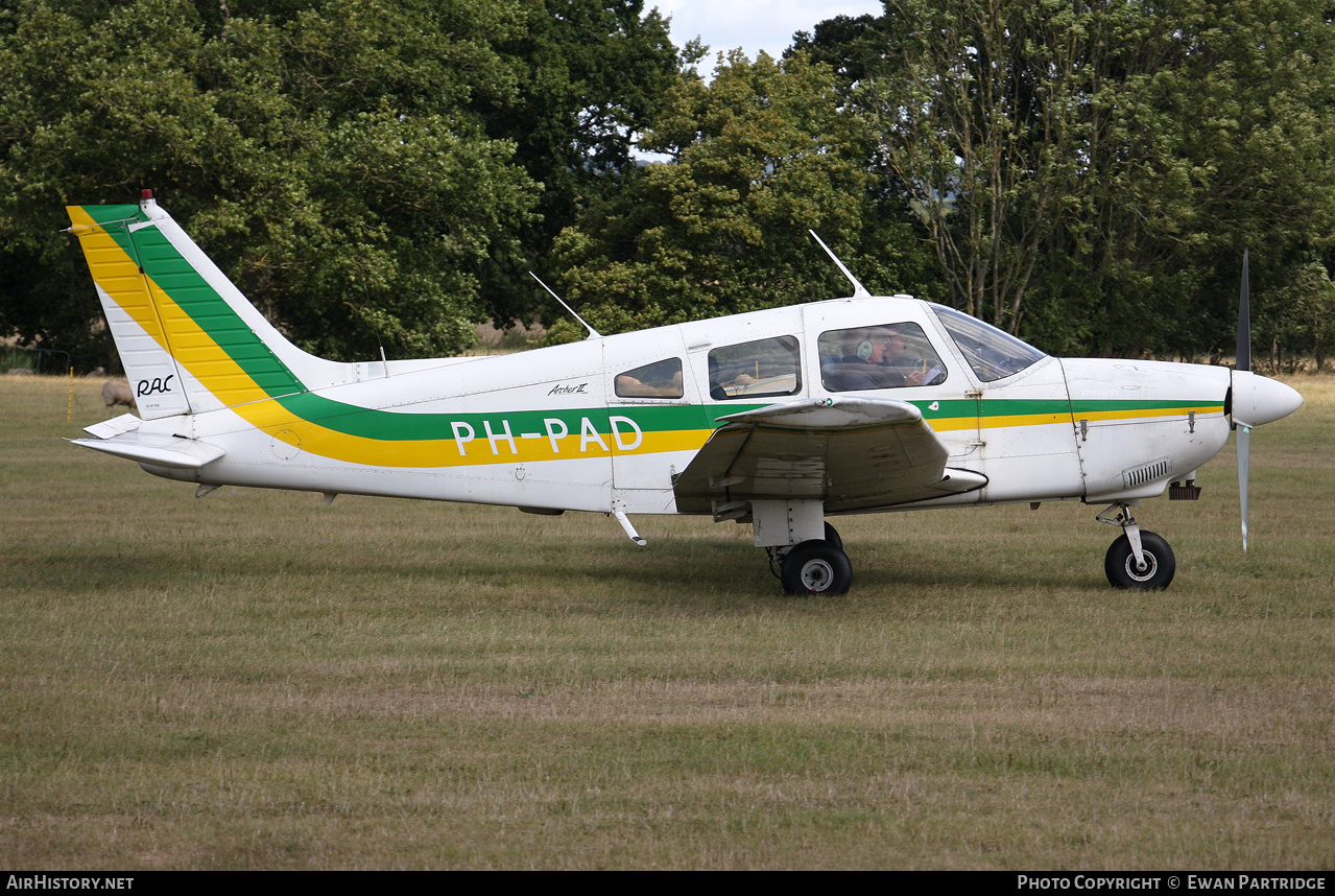 Aircraft Photo of PH-PAD | Piper PA-28-181 Archer II | RAC - Rotterdamsche Aero Club | AirHistory.net #720513
