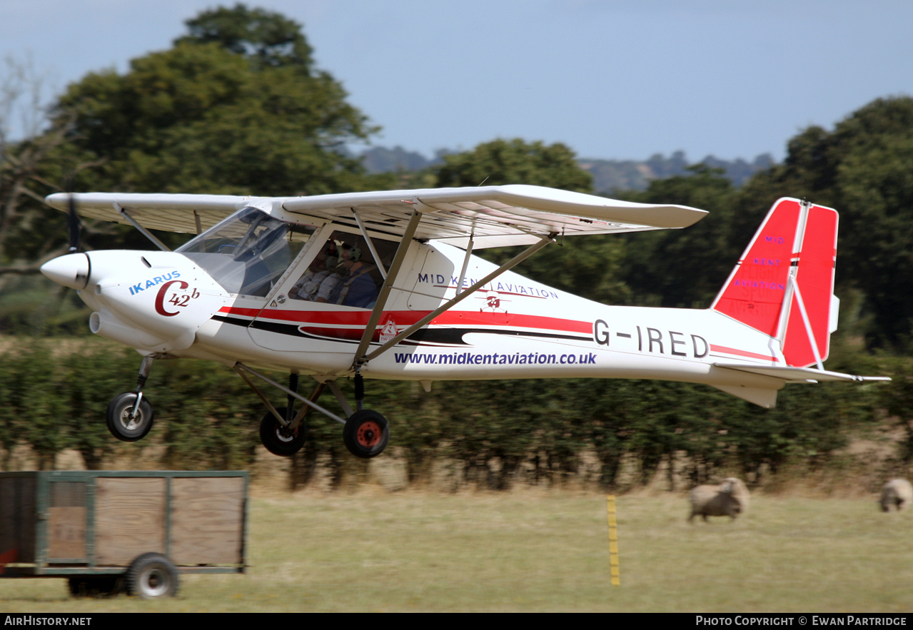 Aircraft Photo of G-IRED | Comco Ikarus C42B | Mid Kent Aviation | AirHistory.net #720519