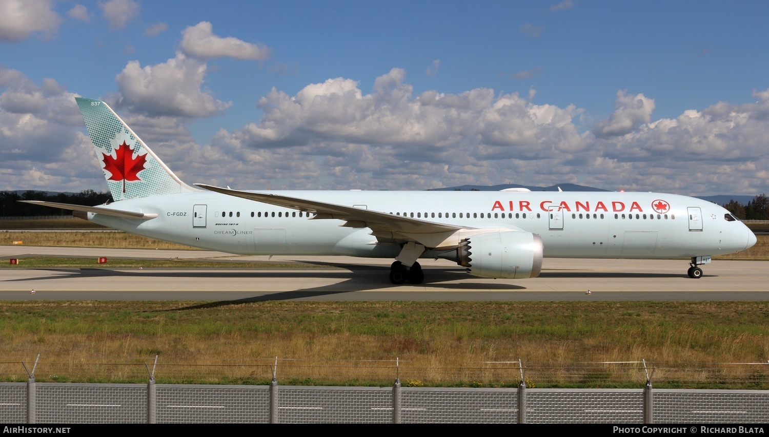 Aircraft Photo of C-FGDZ | Boeing 787-9 Dreamliner | Air Canada | AirHistory.net #720523