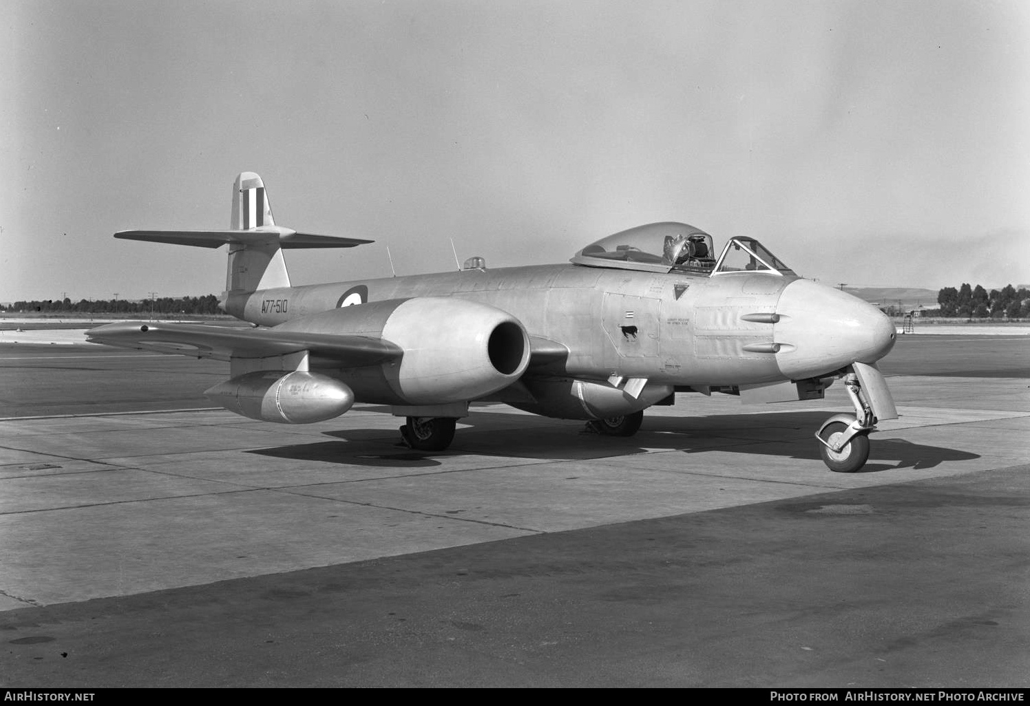 Aircraft Photo of A77-510 | Gloster Meteor U21A | Australia - Air Force | AirHistory.net #720551