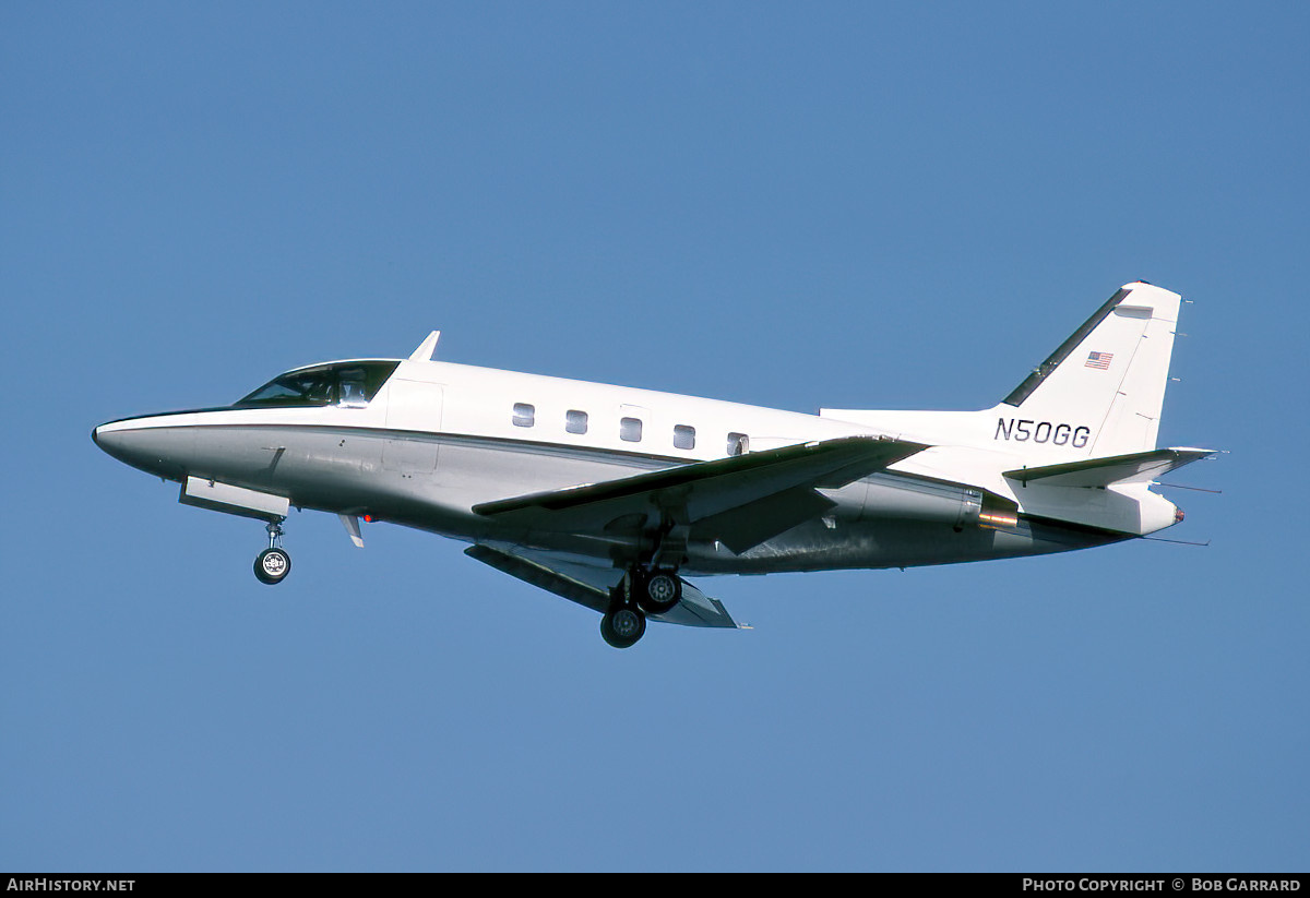 Aircraft Photo of N50GG | North American Rockwell NA-380 Sabreliner 80A | AirHistory.net #720567