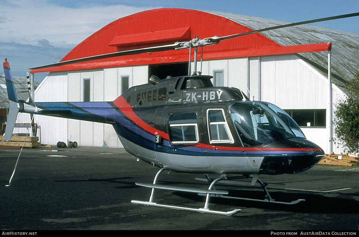 Aircraft Photo of ZK-HBY | Bell 206B-3 JetRanger III | AirHistory.net #720576