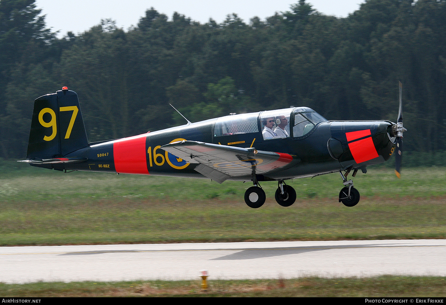 Aircraft Photo of SE-KGZ / 50047 | Saab 91B Safir | Sweden - Air Force | AirHistory.net #720590