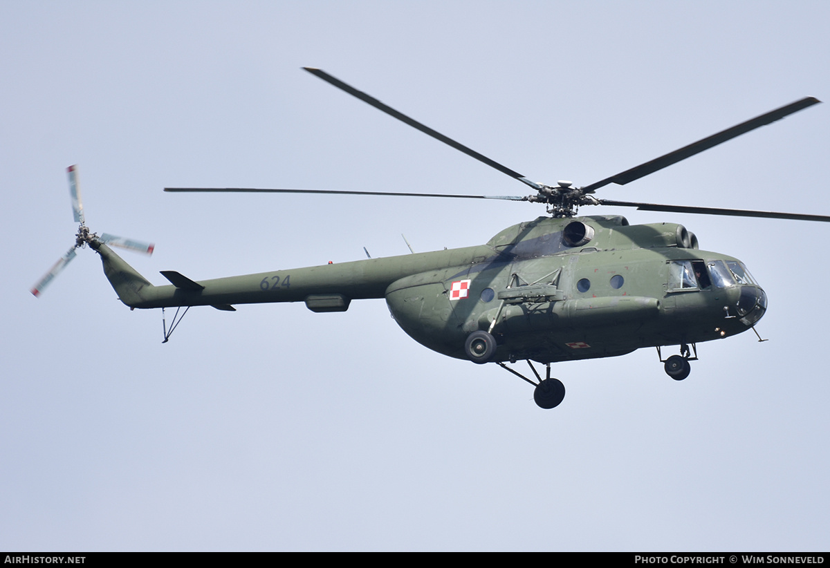 Aircraft Photo of 624 | Mil Mi-8T | Poland - Army | AirHistory.net #720646