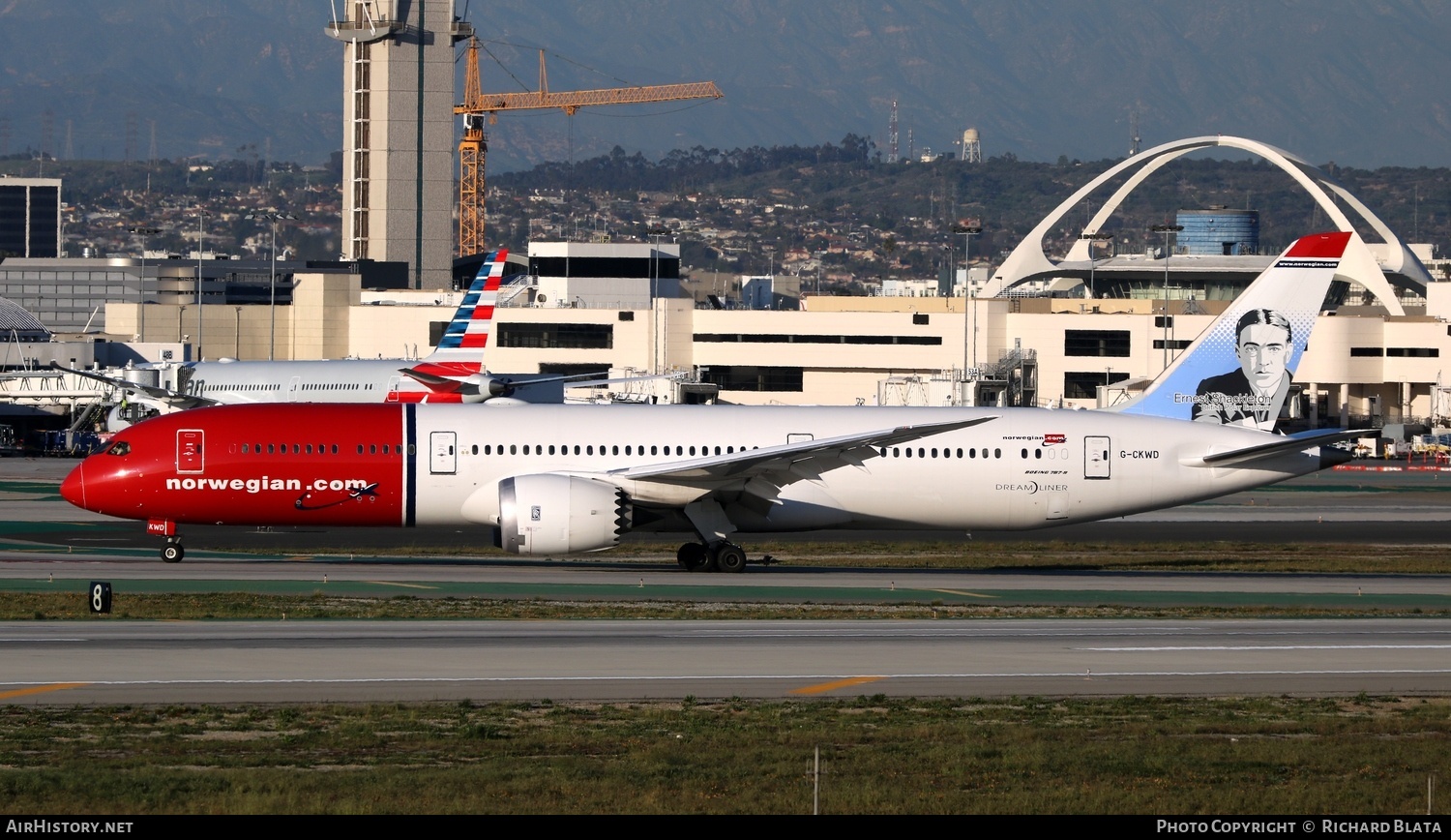 Aircraft Photo of G-CKWD | Boeing 787-9 Dreamliner | Norwegian | AirHistory.net #720660