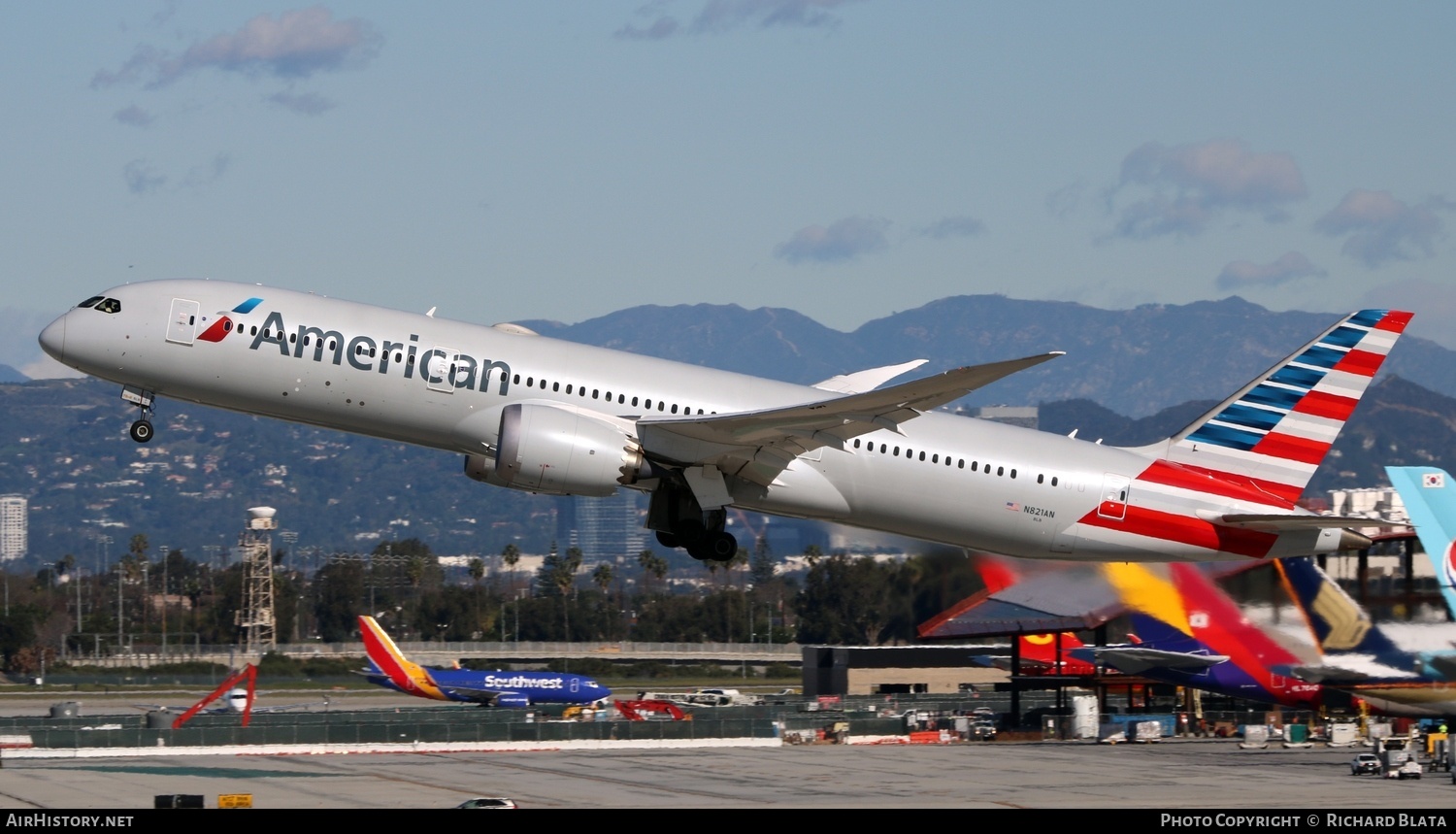Aircraft Photo of N821AN | Boeing 787-9 Dreamliner | American Airlines | AirHistory.net #720720