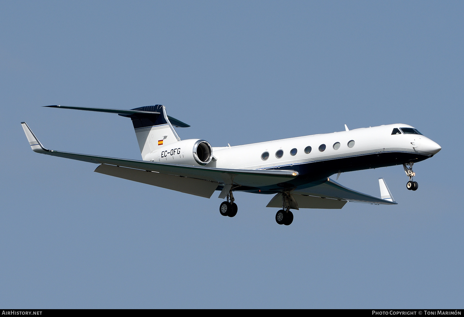 Aircraft Photo of EC-OFG | Gulfstream Aerospace G-V-SP Gulfstream G550 | AirHistory.net #720751