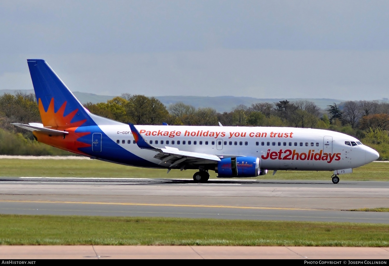 Aircraft Photo of G-GDFO | Boeing 737-3U3 | Jet2 Holidays | AirHistory.net #720756