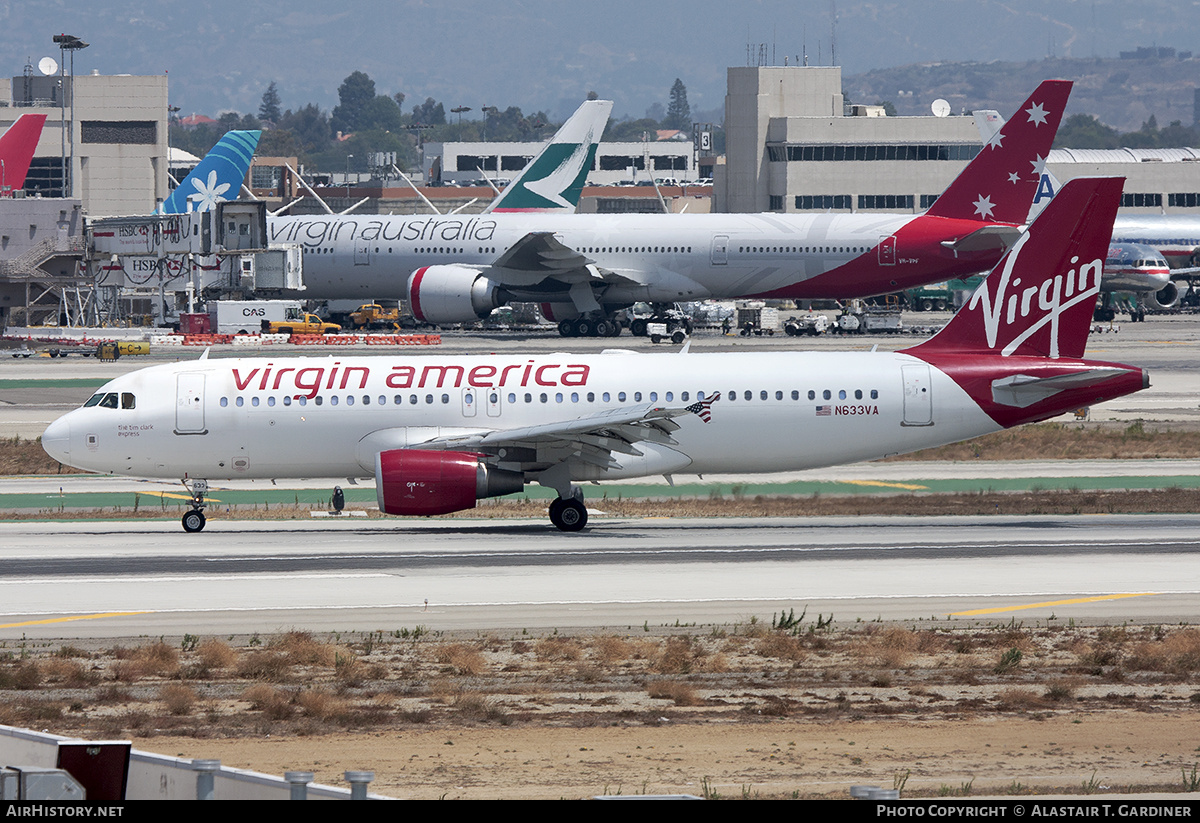 Aircraft Photo of N633VA | Airbus A320-214 | Virgin America | AirHistory.net #720758