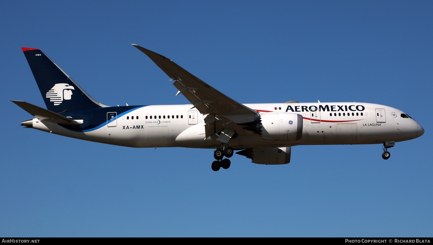 Aircraft Photo of XA-AMX | Boeing 787-8 Dreamliner | AeroMéxico | AirHistory.net #720772