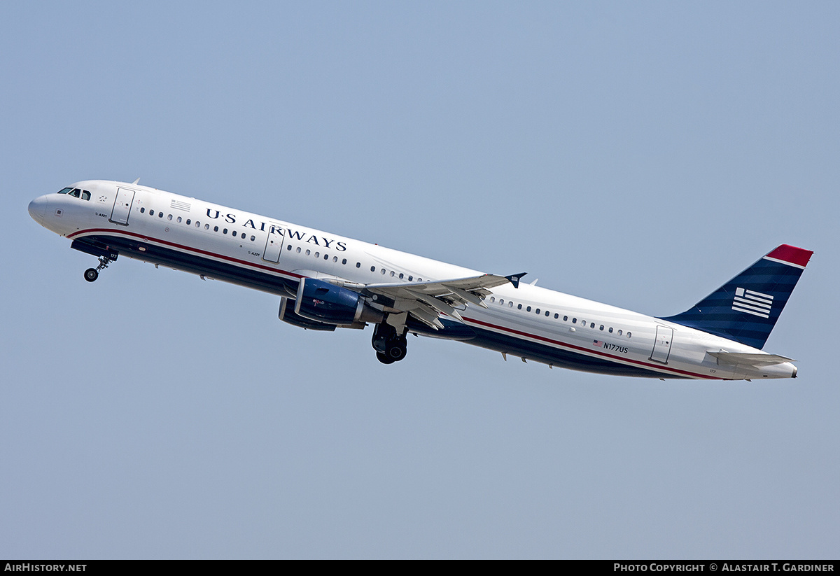Aircraft Photo of N177US | Airbus A321-211 | US Airways | AirHistory.net #720776