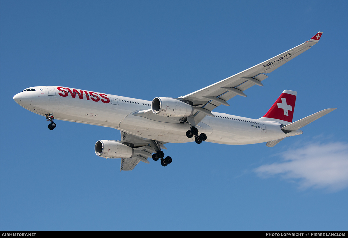 Aircraft Photo of HB-JHN | Airbus A330-343 | Swiss International Air Lines | AirHistory.net #720778