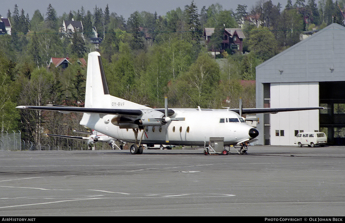Aircraft Photo of OY-BVF | Fokker F27-600 Friendship | Business Flight | AirHistory.net #720793