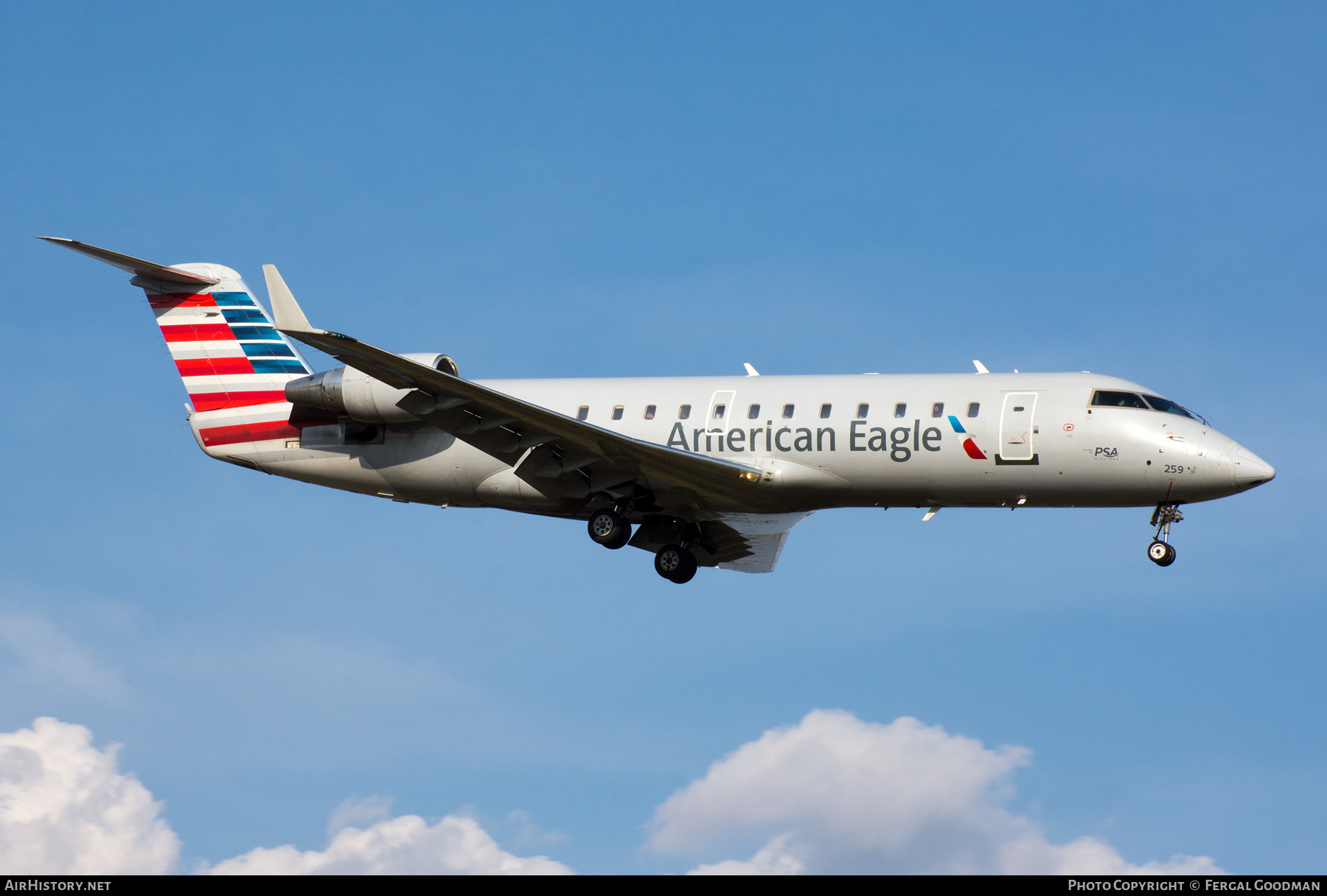Aircraft Photo of N259PS | Bombardier CRJ-200ER (CL-600-2B19) | American Eagle | AirHistory.net #720809