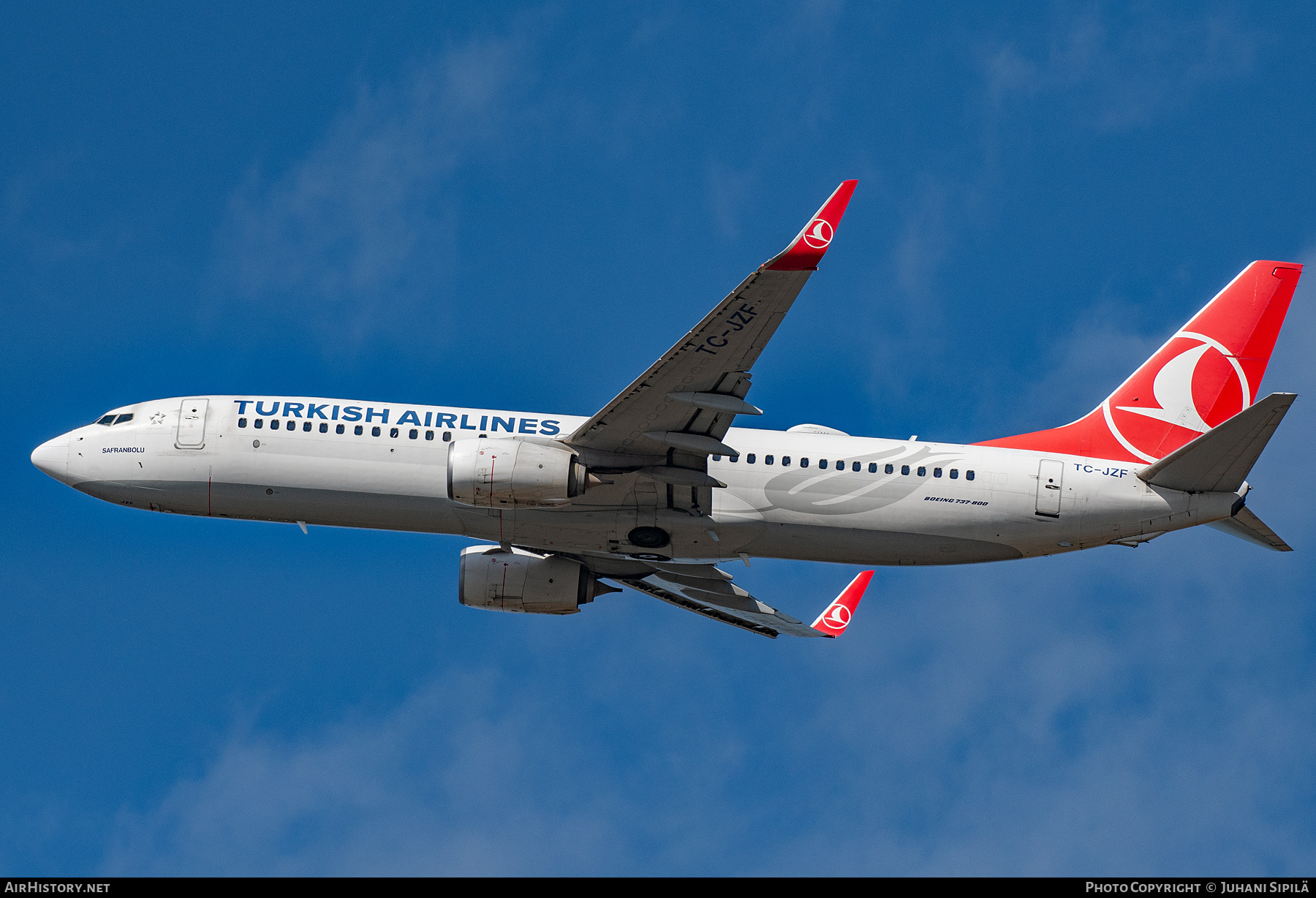 Aircraft Photo of TC-JZF | Boeing 737-8F2 | Turkish Airlines | AirHistory.net #720811