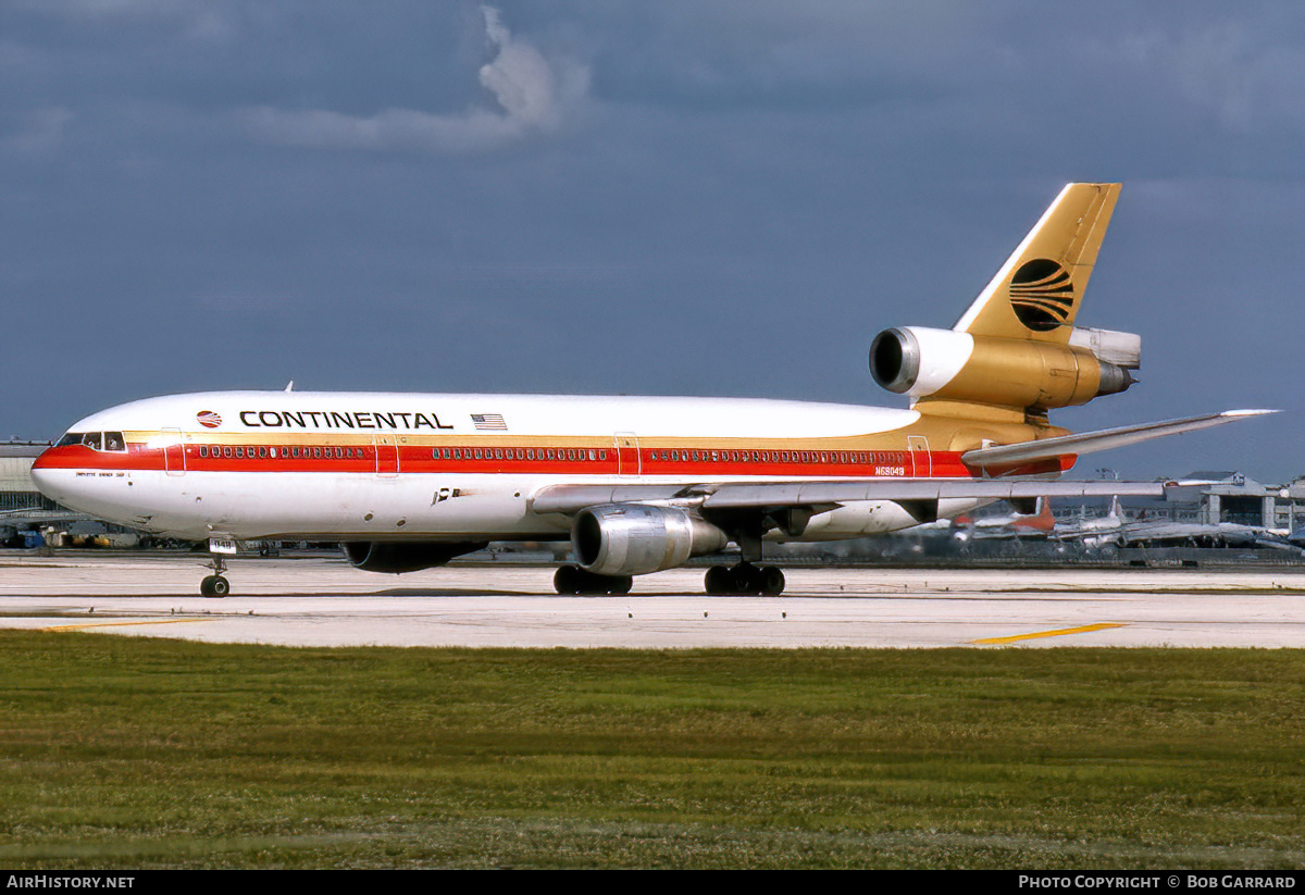 Aircraft Photo of N68048 | McDonnell Douglas DC-10-10 | Continental Airlines | AirHistory.net #720814