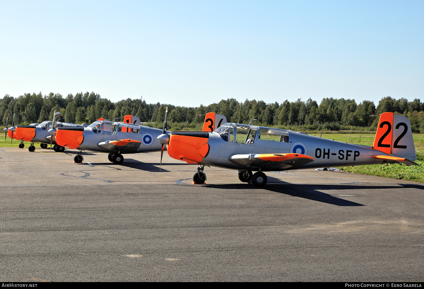 Aircraft Photo of OH-SFP / SF-22 | Saab 91D Safir | Finland - Air Force | AirHistory.net #720816