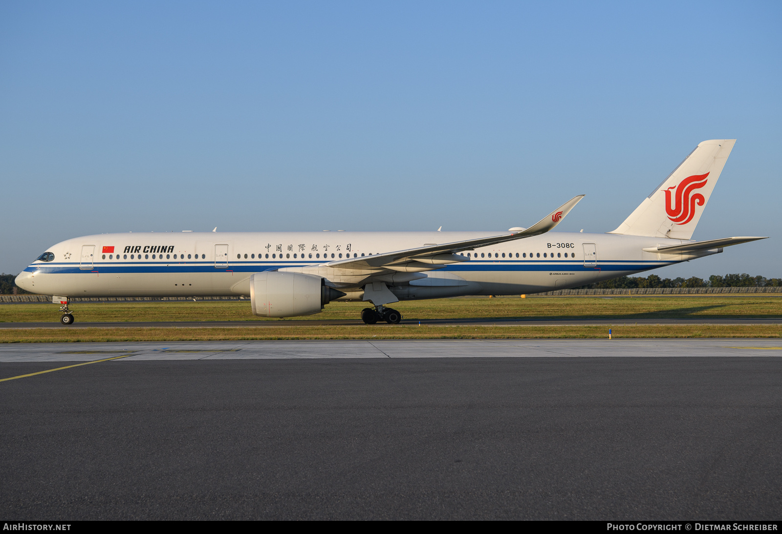 Aircraft Photo of B-308C | Airbus A350-941 | Air China | AirHistory.net #720842