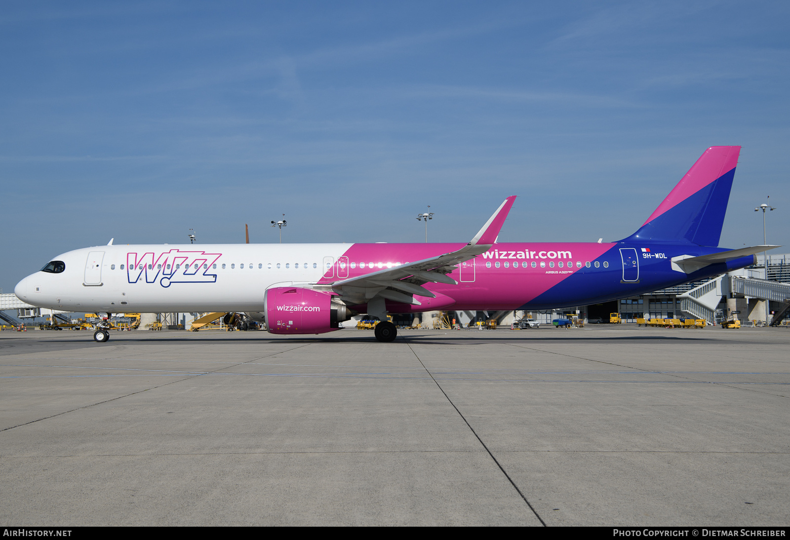 Aircraft Photo of 9H-WDL | Airbus A321-271NX | Wizz Air | AirHistory.net #720845