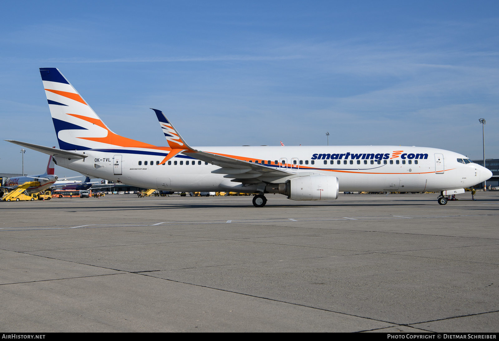 Aircraft Photo of OK-TVL | Boeing 737-8FN | Smartwings | AirHistory.net #720855