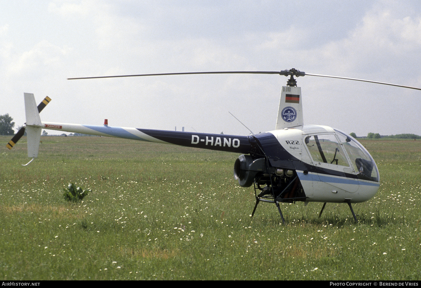 Aircraft Photo of D-HANO | Robinson R-22 Alpha | Heli-Flight | AirHistory.net #720874