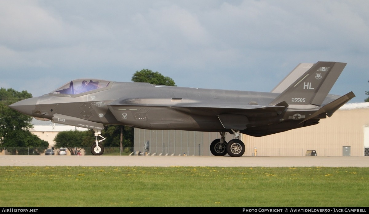 Aircraft Photo of 20-5585 / AF20-5585 | Lockheed Martin F-35A Lightning II | USA - Air Force | AirHistory.net #720882