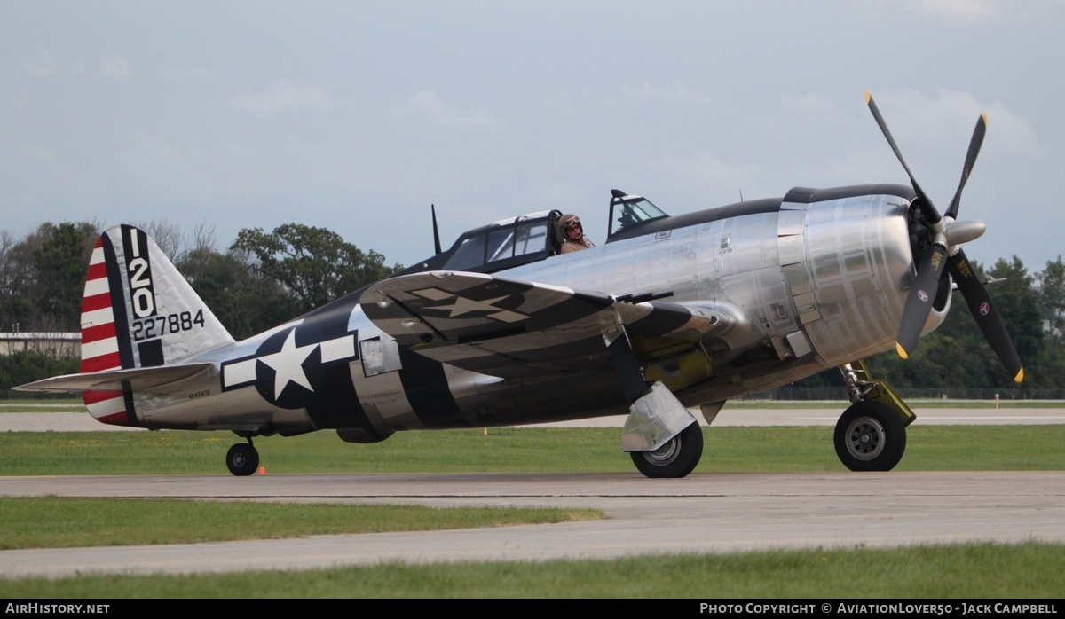 Aircraft Photo of N4747D / NX4747D / 227884 | Republic P-47D Thunderbolt | USA - Air Force | AirHistory.net #720884