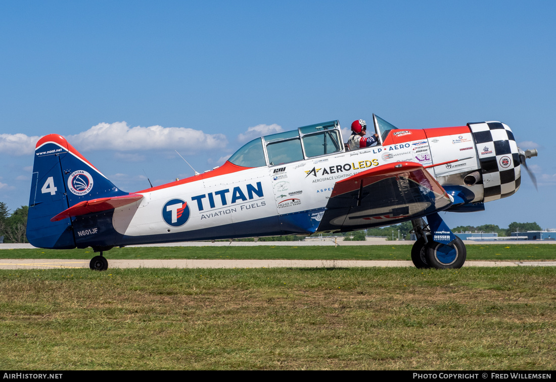 Aircraft Photo of N601JF | North American AT-6C Harvard IIA | Titan Aerobatic Team | AirHistory.net #720952