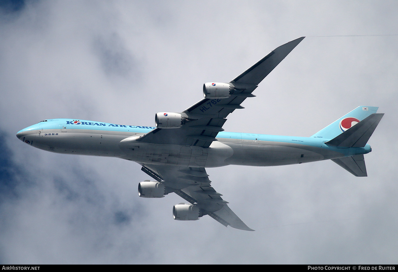 Aircraft Photo of HL7624 | Boeing 747-8B5F/SCD | Korean Air Cargo | AirHistory.net #720969