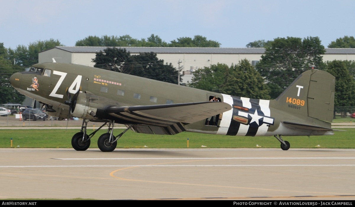 Aircraft Photo of N4089T / 14089 | Douglas DC-3-201F | USA - Air Force | AirHistory.net #721003