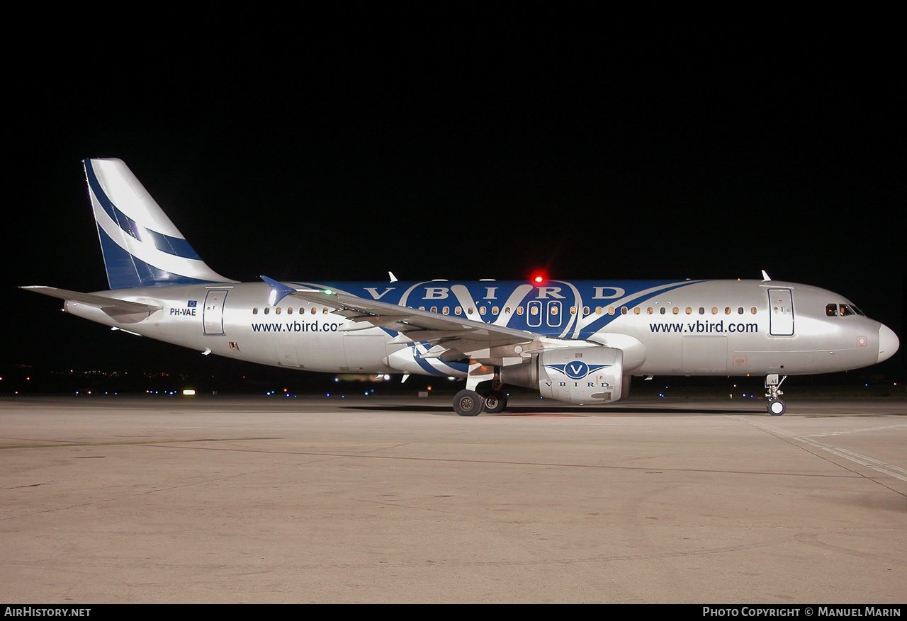Aircraft Photo of PH-VAE | Airbus A320-212 | V Bird | AirHistory.net #721032
