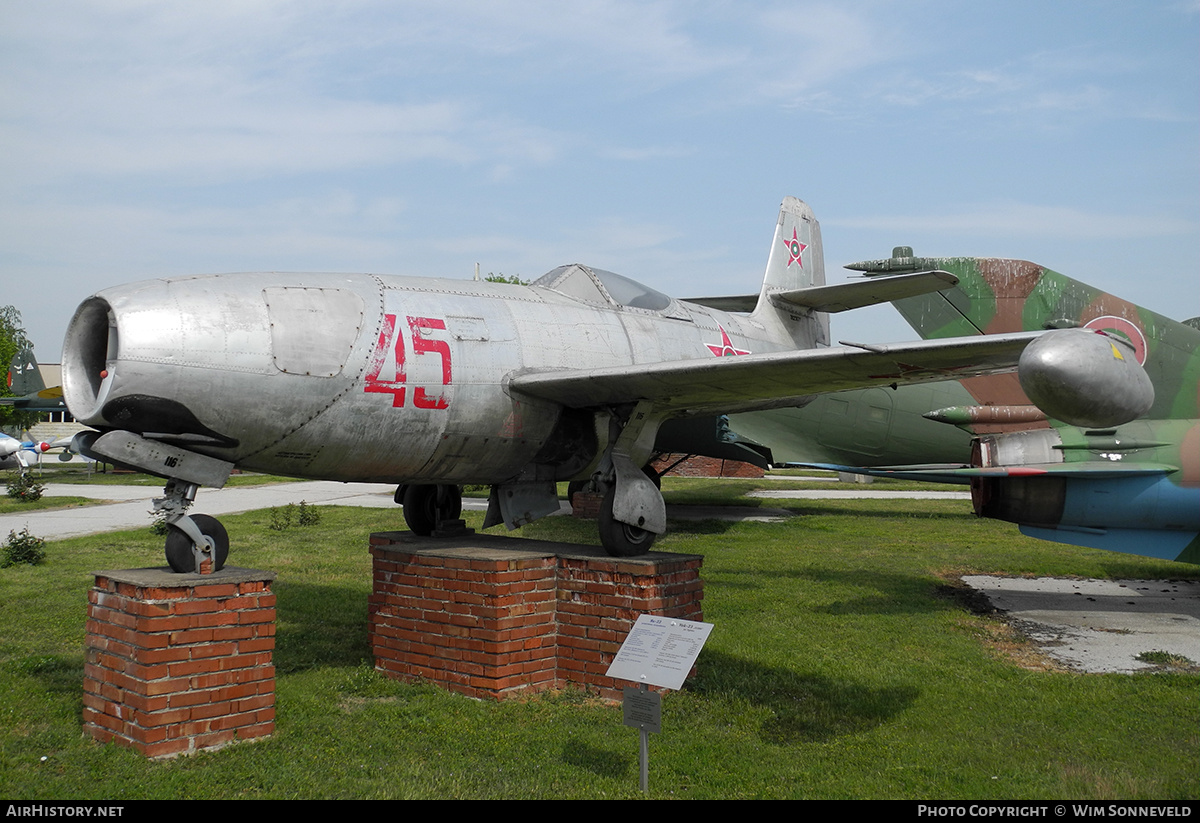 Aircraft Photo of 45 | Yakovlev Yak-23 | Bulgaria - Air Force | AirHistory.net #721072