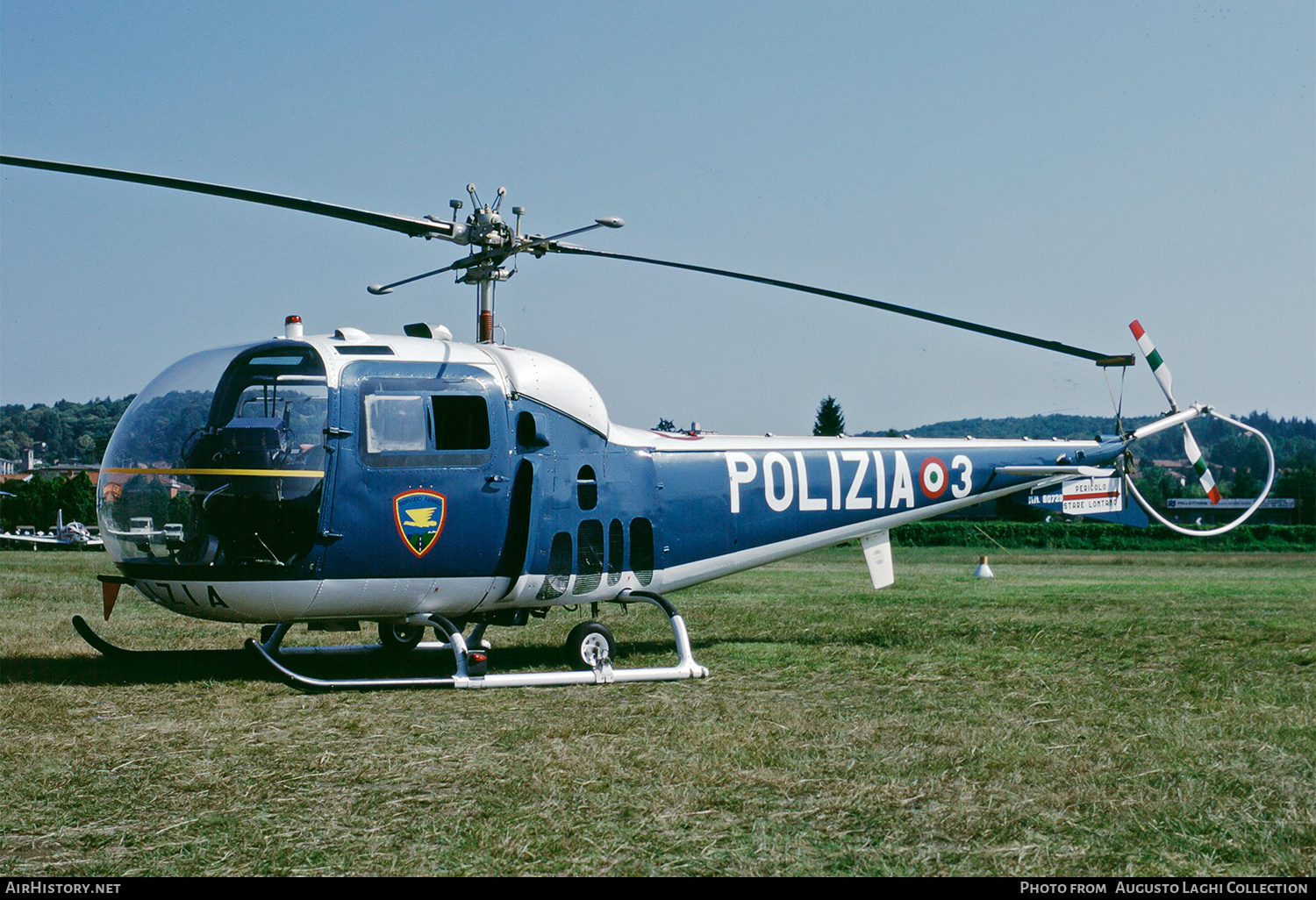 Aircraft Photo of MM80728 | Agusta AB-47J-3 Ranger | Italy - Polizia | AirHistory.net #721074