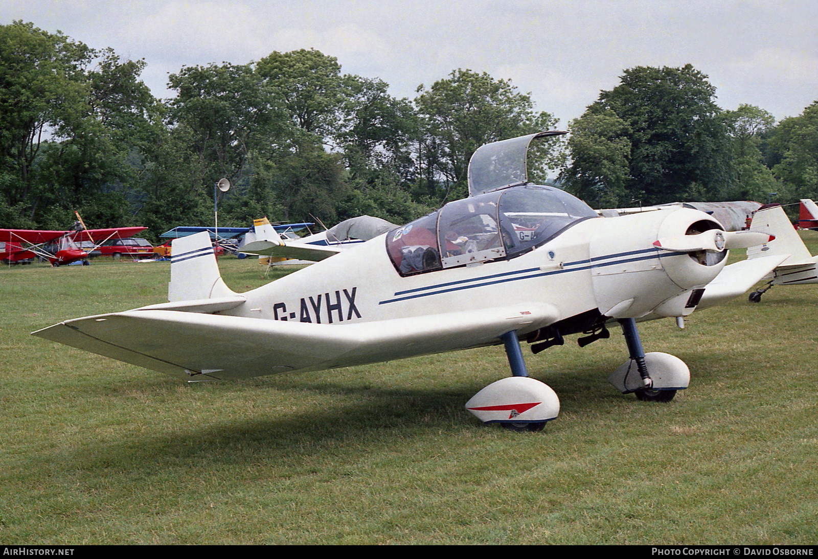 Aircraft Photo of G-AYHX | SAN Jodel D-117A | AirHistory.net #721104