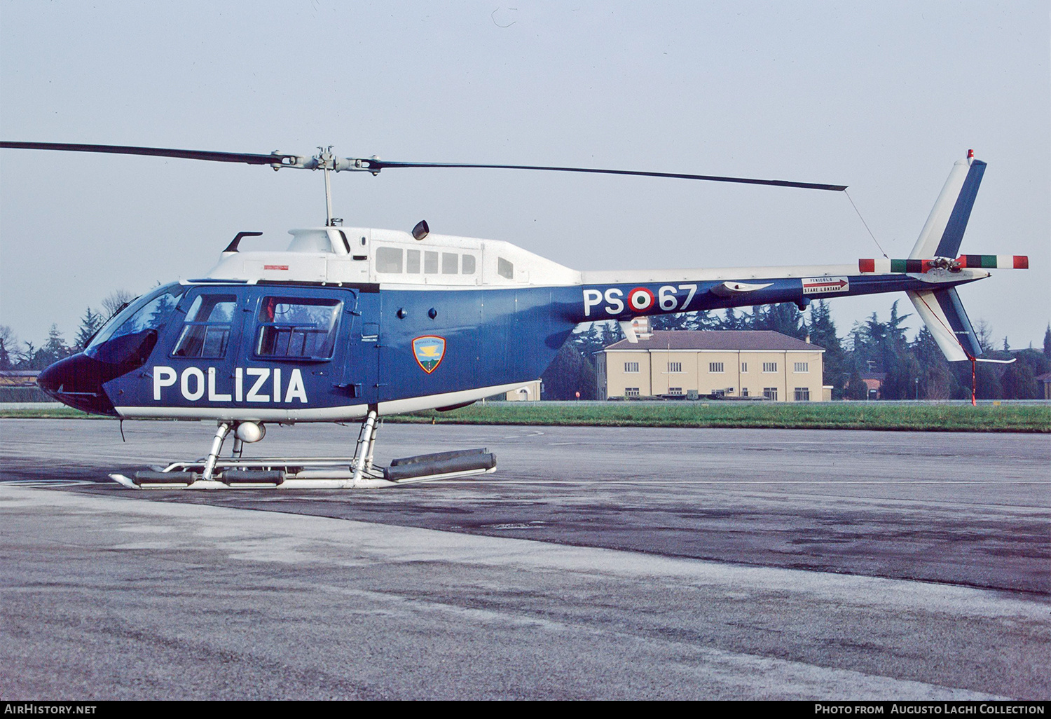 Aircraft Photo of PS-67 | Agusta AB-206B Jetranger III | Italy - Polizia | AirHistory.net #721111