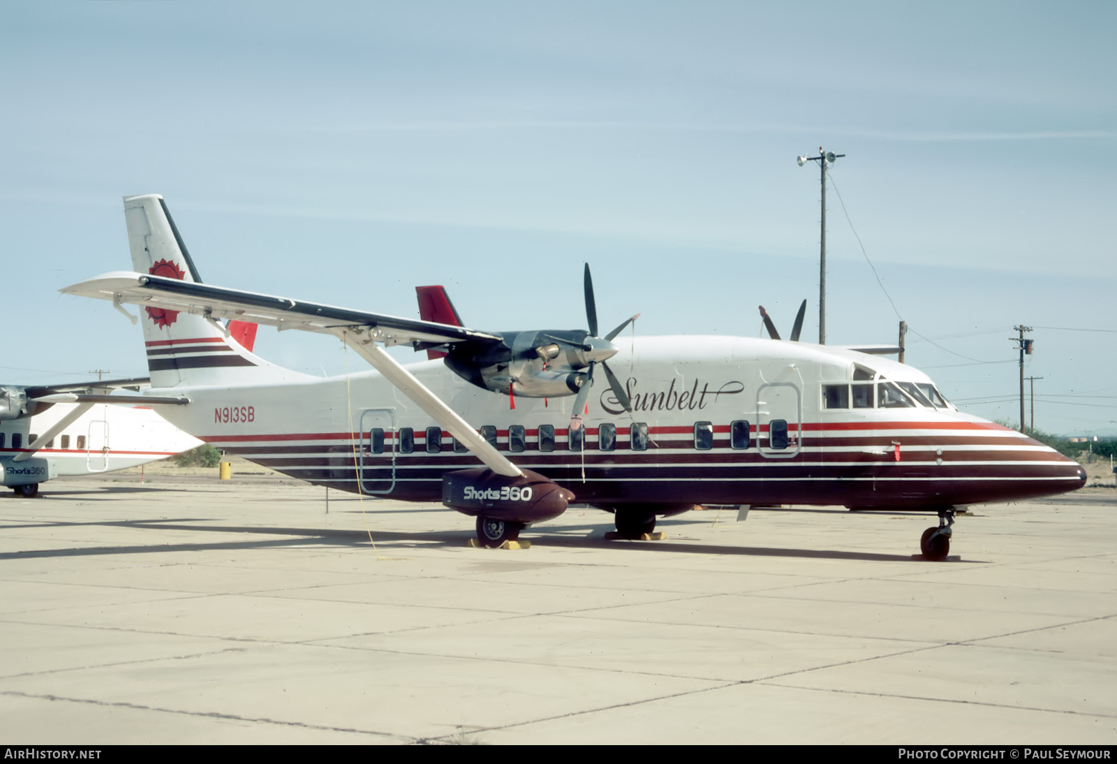 Aircraft Photo of N913SB | Short 360-100 | Sunbelt Airlines | AirHistory.net #721181